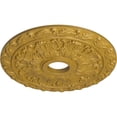 thumbnail image 3 of Ekena Millwork 19 7/8"OD x 3 5/8"ID x 1 1/4"P Spring Leaf Ceiling Medallion (Fits Canopies up to 5 5/8"), Hand-Painted Iridescent Gold, 3 of 6