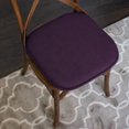 thumbnail image 4 of Honeycomb Memory Foam Chair Cushion Pad 16" x 16" Non-Slip Back 2 Pack Eggplant, 4 of 8