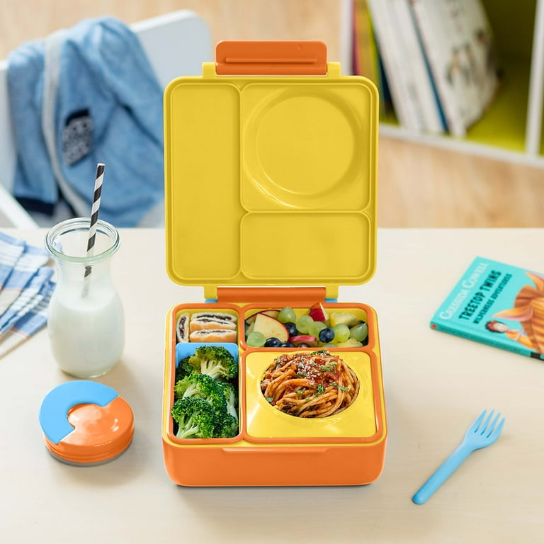 OmieBox Bento Box for Kids - Insulated Lunch Box with Leak Proof Thermos  Food Jar - 3 Compartments, …See more OmieBox Bento Box for Kids - Insulated