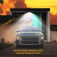 thumbnail image 3 of Calle Solar LED para Garaje Patio Con Control Remoto IP65 Al, 3 of 9