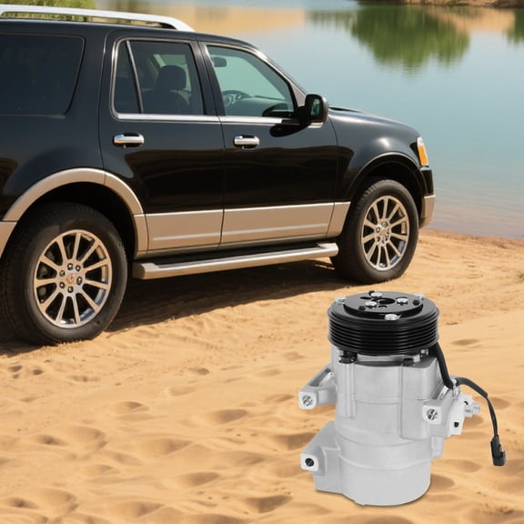 A/C AC Compressor For Ford Expedition 5.4L 2007-2014 Ford F-150 4.6L 2007-2010
