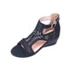 thumbnail image 1 of Amzcrzy Zapatos de mujer,Zapatos de mujer,Zapatillas de mujer, Sandalias cómodas con cuña y hebilla para mujer Sandalias Mujer Zapatillas De Casa, 1 of 6