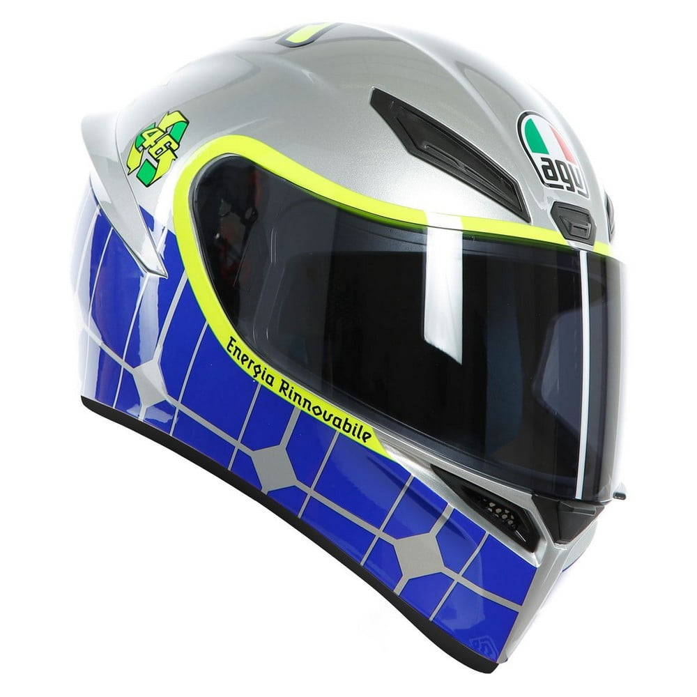 K1 Valentino Rossi 15 Motorcycle Helmet Blue/Hi-Vis SM - Walmart.com