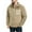 Khaki, variant on Mens Fleece Sweatshirt Sherpa Button Up Henley Top Long Sleeve Cozy Warm Pullover Comfy Sweater