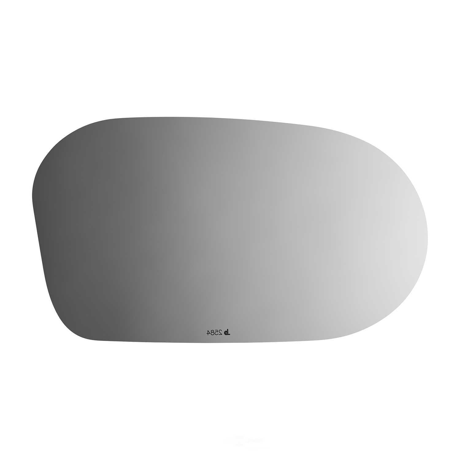 Burco Side View Mirror Replacement Glass - Clear Glass - 2584