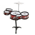 thumbnail image 4 of Ensemble de Batterie Basse Instrument de Musique Percussion Portable Rock Jazz pour Débutant, 4 of 14