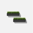 thumbnail image 7 of Veadek Geo Series Short Hanging 16" Planter - 2-Pack Black, 7 of 7