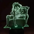 thumbnail image 4 of 3D Led Night Light Anime One Piece Luffy Table Lamp USB 7 Color Changing Children Sleeping Lighting for Boy Birthday Gift, 4 of 5
