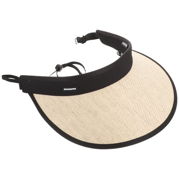 WHAMVOX Portable Beach Hat Straw Woven Sun Hat Woven Sun Shade Hat Beach Beach Hat