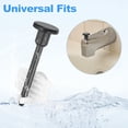 thumbnail image 6 of 3 Set Tub Spout Diverter Repair Kit, Bathtub Leaky Faucet Repair Replacement Parts Includes 3 x Valve Stems, 3 x Cup Seals and 3 x Gate (Black), 6 of 6