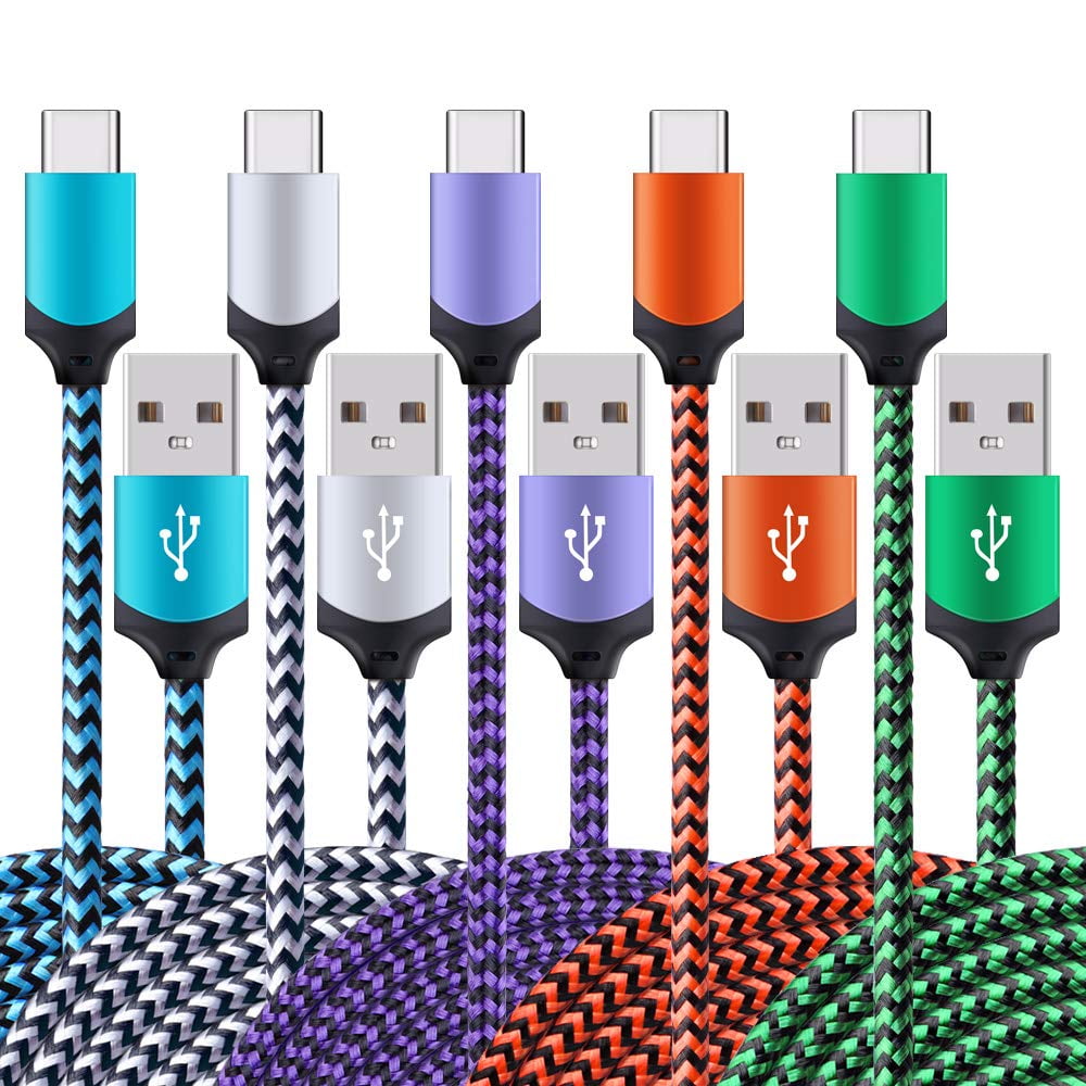 MHAWBL-USB C Cable for iPhone 17e 17 Air 16e 16 15 Pro Max 15Pro, Type C Cable Fast Charging Phone Charger Braided Android Cord for Samsung Galaxy S16 S25 S24 Ultra S23 A17 Google Pixel 9a 10 USBC Wi