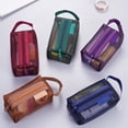 thumbnail image 3 of Tnobhg Storage Bag Lightweight Mesh Coin Purse Convenient Key Lipstick Earphone Organizer Bag for Home Outdoor Travel, 3 of 8