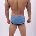 thumbnail image 3 of zuwimk Mens Boxer Briefs,Men's Fresh Comfort Soft Briefs Light Blue,M, 3 of 5