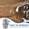 thumbnail image 3 of SEWACC 5Pack Grease Fittings Stainless Steel for Mechanical Equipment and Maintenance, 3 of 7