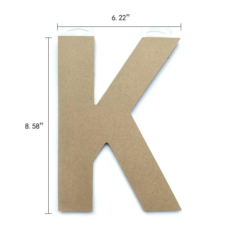 Lettres en bois MDF de Lerman decor Lettres MDF 9"