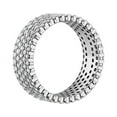 thumbnail image 5 of 2.00 Carat Excellent Round Cut Real Diamond New Design Eternity Band for Wedding and Engagement Solid 950 Platinum Size 11, 5 of 8
