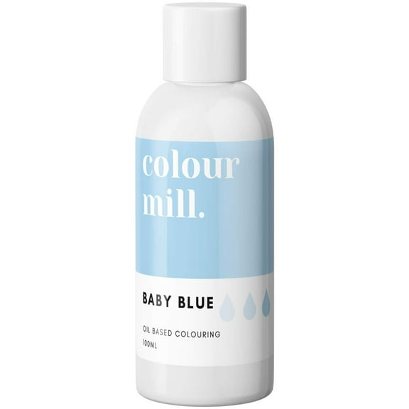 Colour Mill Oil-Based Food Coloring, 100 Milliliters Baby Blue
