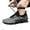 Black Gray, variant on Woobling Womens Athletic Shoes Sport Sneakers Lace Up Running Shoe Comfort Sneaker Mens Lightweight Fitness Workout Trainers Black 42 (male)