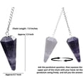 thumbnail image 4 of Lepidolite Crystal Pendulum Divination, 4 of 5