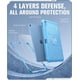 thumbnail image 4 of Funda para tableta MoKo iPad 11/10.9 pulgadas, a prueba de golpes, azul cian, 4 of 8