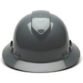 thumbnail image 2 of Pyramex Ridgeline Vented Full Brim Hard Hat 4-Point Ratchet Suspension - HP54113V - Slate, 2 of 5