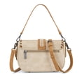 thumbnail image 3 of Wrangler Western Shoulder Bag for Women Vintage Cowgirl Crossbody Purse with Fringe, Tan, 3 of 7
