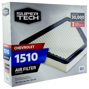 Super Tech 1510 Engine Air Filters, Replacement for GM and Chevrolet Fits select: 2010-2017 CHEVROLET EQUINOX, 2010-2017 GMC TERRAIN