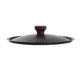 thumbnail image 2 of HEALEEP Iron Pot Cover Negro Resistente Con Mango Ergonómico Ideal Para Cocina De Hogar, 2 of 8