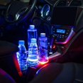 thumbnail image 3 of LED Solar Cup Holder Lights Pads Mats Car Cup Holder Bottom Pad Mat Interior Decoration,1PC, 3 of 14