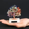 thumbnail image 3 of Árbol de cristal de chakra de árbol de la vida natural premium con propiedades curativas - Bonsai Feng Shui Money Tree Healing and Good Luck Xemadio LHH-0664, 3 of 5
