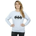 thumbnail image 2 of DC Comics Womens Batman One Colour Logo Sweatshirt, 2 of 5