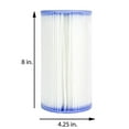 thumbnail image 3 of Intex Swimming Pool Easy Set Type A Replacement Filter Pump Cartridge (16 Pack), 3 of 7