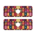 thumbnail image 7 of Yayeee Faucet Mat for Kitchen Sink 14.7" Diatomite Long Splash Guard Pad, Purple Jar, 2 Pack, 7 of 7