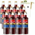 thumbnail image 1 of Torani Cherry Flavoring Syrup, Professional Sun-Ripened Fruit Base, Shatter-Resistant 1L Plastic Bottle + Bonus Squeeze Pump, 1 of 9