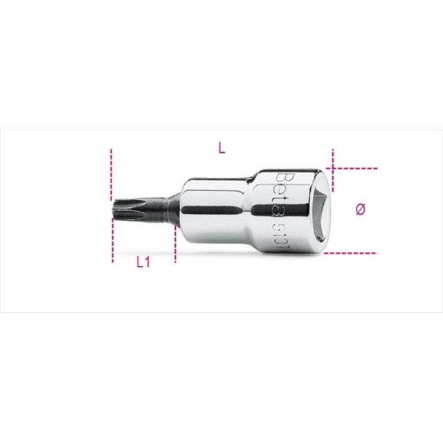Beta Outils 009100521 Vis de Tête de Trox pour Pilotes de Douilles 910Tx25
