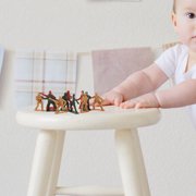 OFFIGAM 200Pcs Mini Soldier Assorted Color Plastic Soldier Action Figure Model Collectors