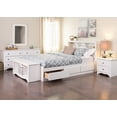 thumbnail image 5 of Prepac Monterey 2 Drawer Bedroom Nightstand, White, 5 of 10