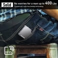 thumbnail image 4 of Upgraded Hinged Minimalist Wallet For Men | Slim Metal Rfid Blocking Credit Card Holder & Money Clip Holds 20 Cards Scratch-resistant Finish Ideal Gift, 4 of 9