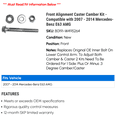 thumbnail image 2 of Front Alignment Caster Camber Kit - Compatible with 2007 - 2014 Mercedes-Benz E63 AMG 2008 2009 2010 2011 2012 2013, 2 of 2