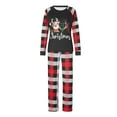 thumbnail image 2 of Plus Size Christmas Pajamas for Family,Funny Plaid Family Christmas Pjs Matching Sets Xmas Shirts and Pants Sets, 2 of 10