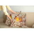thumbnail image 2 of Ambesonne Ocean Throw Pillow Cover 2 Pack, Bali Indonesia Fishes, 18", Beige Orange, 2 of 7