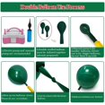 thumbnail image 4 of Green and Red Christmas Balloons Double Stuffed Pearl Dark Red Green Gold Balloon Garland Arch Kit Candy Cane Box Balloons for Happy Christmas Holiday New Year Birthday Party Decorations, 4 of 7