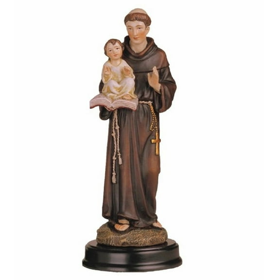 FC Design 5"H Saint Anthony Holding Child Jesus Statue Anthony of Padua Holy Figurine Religious Decoration