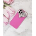 thumbnail image 2 of Cute 3D Glitter iPhone 11 Case, Sparkling Aesthetic Heart Gems Bling Case, Pretty Shine Colorful Diamond Soft TPU Bumper Case for Women Girl (Rose), 2 of 8