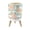 Color 2, variant on Small Trash Can with Lid Tranquil Countryside Meadow Landscape Wildflowers Rolling 1.8 Gallon Dog Proof Trash Can Round Garbage Can Waste Bin Wastebasket for Bathroom Bedroom Living Room
