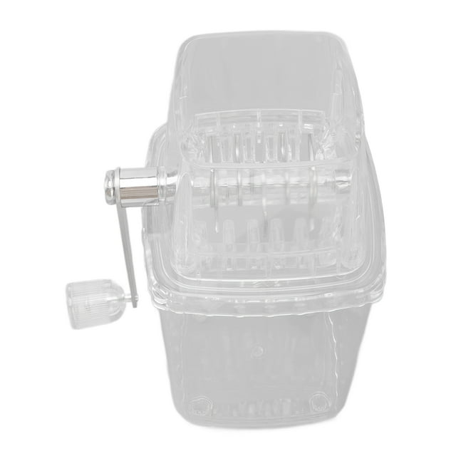 Small Manual Ice Crusher Small Portable Shaver Hand Operated Snow Cone Machine for Home