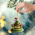 thumbnail image 1 of Stole Acrylic Pendant Tree Decoration  1PC Decoration How The Stole With Present Ornament, 1 of 4