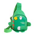 thumbnail image 1 of bolsa cruzada para niños,Bolsa de pecho de dinosaurio Mochila para niños Bolsa cruzada,Regalo de cumpleaños Bolsa para niños Bolsas para niños de dibujos animados de nailon,bolso de verde, 1 of 9