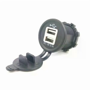 DC 12~24V 31A DIY Voiture USB Chargeur imperméable Double USB Adaptateur de chargeur de voiture avec voiture compatible Motocylcye _Perfect Gift