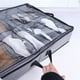 thumbnail image 2 of Organizador de Almacenamiento de Zapatos Debajo de Cama, Caja Contenedora de Zapatos de Tela Plegable con Cubierta Transparente, Bolsa de Almacenamiento Transparente para Ventana, 2 of 7